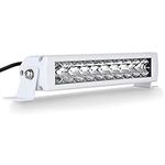 BIGLION.X 12 inch White Led Light Bar for Boats Led Boat Light 100W 11000LM Single Row Ｍarine Light Bar Spot&Flood Combo Deck/Dock Marine Light Waterproof IP68 12V 24V for Boats Truck Off-Road Car SUV