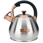 Tea Kettle Stovetop Whistling Kettle Teapot, 3Quart Tea Pot Stainless Steel Teakettle for Stove Top with Heat Proof Ergonomic Handle