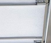 White Double Garage Door Insulation