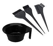 VEDETIC® Plastic Coloring Kit Brush with Bowl | Professional Use Dye Brush Kit for Saloon Color Mixing Bowl Set for Parlour | Men and Women