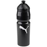 PUMA Unisex Adult 'New' Waterbottle Plastic 0, 75 l Bottle - black-white, UA