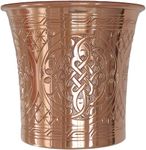 DEDE Copper - CC Series (20 oz) - Handcrafted Super Heavy Weight Drinking Cups or Serving Cold Beverages and Cocktail Mugs, Handmade Unlined Uncoated Pure Solid Copper Tumblers (Engraved)