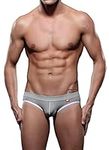 WANGJIANG Men's Thong Grey grey - Grey - Medium