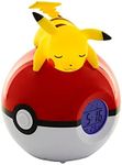 Pokémon- Pikachu Radio Illuminated Alarm Clock, Unique, 811354, Yellow, 12 x H15 x 11.5 cm (Packaging May Vary)