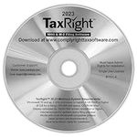 TaxRight 2023 Software (Formerly Known as TFP) for Tax Form Filling, Printing, and Filing, CD-ROM Designed for Windows Computers and Small Business Use, Compatible with 2023 Tax Forms