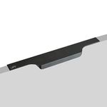 LAPO Exclusive 26 Inch Aluminum Kitchen Profile Handle, Drawer Handle for Kitchen, Cabinet Profile Handle, Wardrobe Pull Handle for Home, Hotel, Office (Black Finish, Pack of 3) P-002