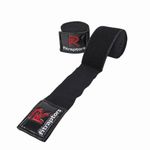 FitRaptors Cotton Boxing Hand Wrap with Thumb Loop for Men & Women Gym Accessories and Fitness Support Gloves Straps with Premium Velcro for Better Stability and Grip (3 Meters, Black)