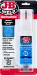 J-B Weld 50172 MarineWeld Marine Adhesive Epoxy Syringe - Dries White - 25ml
