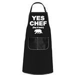 POFULL Yes Chef Apron for Chef TV S
