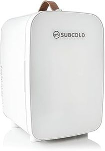 Subcold Pro15 Luxury Mini Fridge Cooler | Compact 15L Portable Small Fridge 12v & 240v | Efficient Quiet Cooling System | Ideal for Bedroom, Office, Beauty & Car (White)