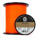 Cortland Micron Fly Line Backing 100 yd 20 lb Hi-Vis Orange