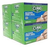 CURAD Alcohol Prep Pads (Pack of 4 