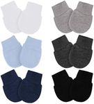 6 Pairs Baby Mittens No Scratch Mit