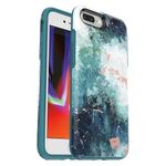 OtterBox Symmetry Series iPhone 7 Plus/8 Plus - Seas The Day Blue Ocean Design, Apple Phonecase, Slim Fit, Raised Screen Bumper, Wireless Charging Compatible