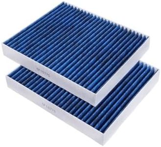 Forccord 2-Pack HEPA Cabin Air Filter Fits for S60 S90 V60/V90 CROSS COUNTRY XC60 XC90 Activated Carbon Cabin Filter Replacement CAF1952C CUK34003 C31372 Car Accessories