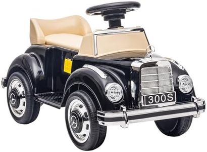 AIYAPLAY Rutschauto, Kinderfahrzeug, Rutscherfahrzeug mit Stauraum, Kinderauto mit Kippschutz Rutscher für 18-48 Monaten Kinder, Schwarz, 77,5 x 41,5 x 45 cm