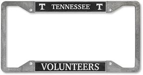 Rico Industries NCAA Tennessee Volunteers Pewter License Plate Frame 12" x 6"