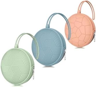 Smlpuame 4 Pack Pacifier Holder Case Set,2 Silicone Portable Pacifier Cover Pouch Bag for Diaper Bags Baby Carriage with 2 Transparent Pacifier Storage Container Box,Easy to Clean,(Black+Pink)