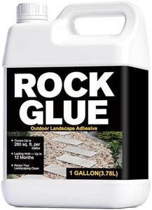 Teexpert Rock Glue for Landscaping – 1 Gallon Outdoor Gravel Binder for Pea Pebbles, Small Stones – Strong Bond, Water Permeable, Weather Resistant – Ideal for Pathways, Patios, Driveways, Yards