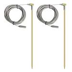 Brass Grounding Rod with 40ft Wire,