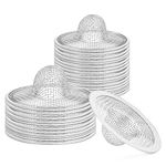 Kingrol 30 Pack 7cm Stainless Steel Sink Strainer, Slop Basket Filter Trap for Kitchen, Bathroom, Balcony, Floor drain (2-3/4 Inch)