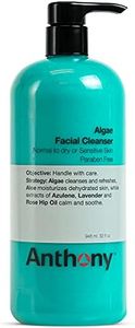 Anthony Algae Facial Cleanser, 32 Fl Oz - Algae, Aloe Vera, Azulene, Lavender & Rose Hip Oil for Cleansing, Refreshing, Moisturizing, Hydrating, Calming & Soothing Skin