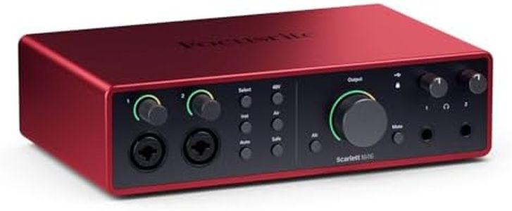 Focusrite Scarlett 16i16 4th Gen USB Audio Interface for Composition, Music Production, Recording and Podcasting - High Fidelity, Studio Quality Recording and All Required Software to Record