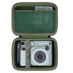 Aenllosi Hard Carrying Case for Fujifilm Instax Wide 400 Instant Camera,Mesh Bag Holds for Instax Wide 400 Film(Green,Case only)