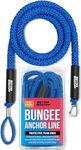 Bungee Anchor Rope Boat Anchor Rope Bungee Anchor Line Elastic Anchor Snubber 7ft to 14ft Blue