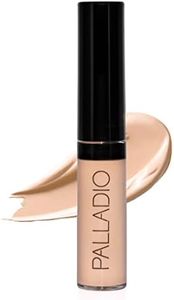 Palladio Liquid Concealer, Medium Coverage, Lightweight and Buildable Formula for Seamless Coverage, Conceals Imperfections, Brightens Skin, and Lasts All Day, Beige