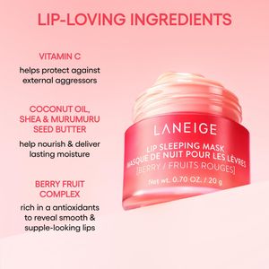LANEIGE Lip Sleeping Mask – Nourishing Vitamin C, 0.7 oz