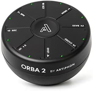 Artiphon Orba 2 Portable Synthesizer, Sampler, Looper & MIDI Controller (8 Touchpads, Motion and Position Sensors, Onboard Looper, New: 2GB Sample Engine, Quantization Function, Up to 128 Bars)