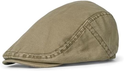 CLAPE Flat Newsboy Cap for Men Cotton Vintage Ivy Hat Driving Golf Gatsby Beret Lightweight Breathable Casual Flat Cap