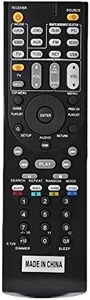Cuifati Receptor de Audio y Video del Controlador de Control Remoto Universal de Repuesto RC-799M para Onkyo, Innovador Control Remoto de Teclado RC-799M para el Receptor de Audio y Video de Onkyo