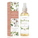 White Sage & Frankincense Smudge Spray & Natural Mist by Aromafume | 100 ml / 3.3oz | Made with Salvia Apiana & Boswellia Resin Extracts | Ideal for positivity | Non-alcoholic, non-toxic & vegan