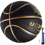 Senston Basketball Size 7 with Pump,Basket Ball Game Training Basketball Indoor/Outdoor Street Basketball