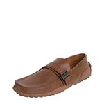 Kenneth Cole REACTION Men's Wilson Driver Driving Style Loafer, Cognac, 8