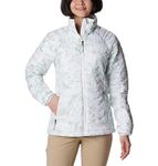 Columbia Women's Powder Lite Jacket, Puffer Jacket, White Flurries Print, Size XL