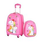 NUNU LAB Unicorn Kids Luggage, Girl