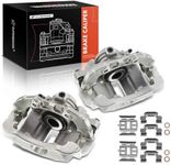 A-Premium Disc Brake Caliper Assembly with Bracket Compatible with Select Chevrolet, GMC, Isuzu and Oldsmobile Models - Blazer, S10, Jimmy, Sonoma, Hombre, Bravada - Rear Driver and Passenger Side