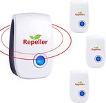 YUCEN Ultrasonic Pest Repeller 4 Pack, Powerful Mouse Repellent, plug-in Pest Control for Bugs, Mosquito, Roach, Ant, Rodent, Mouse, Rat, Spider, Mice, Cockroach