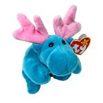 TY Hudson Moose II Original Beanie Babies Regular - Soft Plush Toy for Kids, Teddy, Baby Toy, Collectible Stuffed Plushies