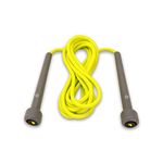 Nivia Trainer Skipping Rope for Men, Women & Children, Jump Rope for Exercise, for Workout & Weight Loss, Exercise Rope, skipping rope for Training, Sports Fitness/Gym, (Yellow)