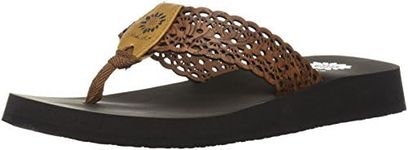 Yellow Box Women's Wally Flip-Flop, Tan, 10 M US