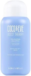 Coco & Eve Boost Therapy Hair Volumising Shampoo with Biotin, Panthenol to Target Hair Thinning, Enhance Volume and Density. Strengthening, Thickening Shampoo for Fuller, Healthier Hair. (280 ml)