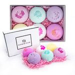 Bath Butler Bath Bomb - 6 XL Bubble Bath Bombs for Women Gift Set, Shea Butter Moisturize, Perfect Gifts for Mom, Girlfriend - Gift Ideas for her, Birthday, Valentines, Anniversary, Christmas - Bath Bomb Bath Ball Christmas Gifts