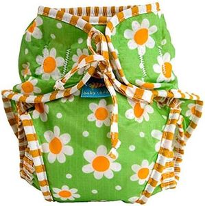 Kushies Reusable Swim Diaper, Medium, Daisies