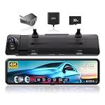 REDTIGER Mirror Dash Cam Backup Cam