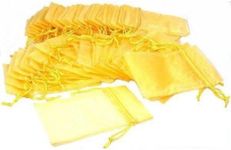 FindingKing 48 Yellow Organza Draws