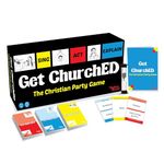 Kulture Games Get ChurchED - The Christian Party Game (Sing, Act/Charades, Explain) - Christian Gifts - Bible Trivia Game - Charades Games for Family & Youth Groups - Christian Cards – Bible Quiz